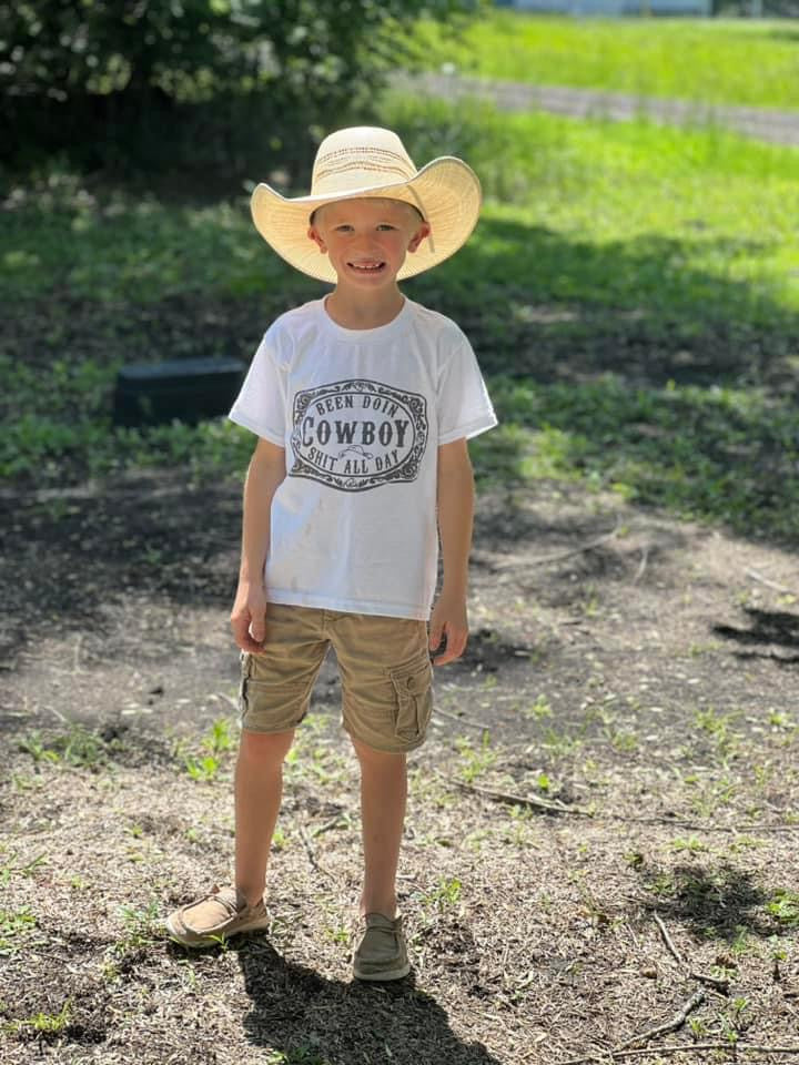 BEEN DOING COWBOY SHIT ALL DAY TEE