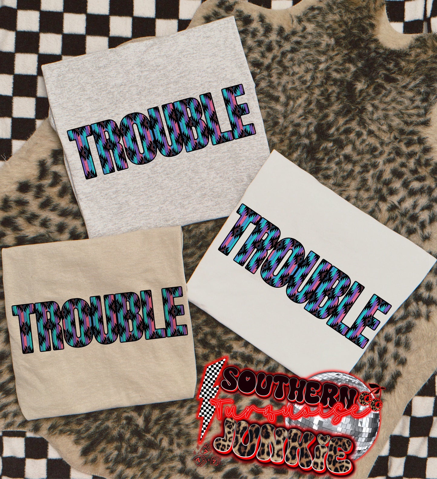 TROUBLE TEE