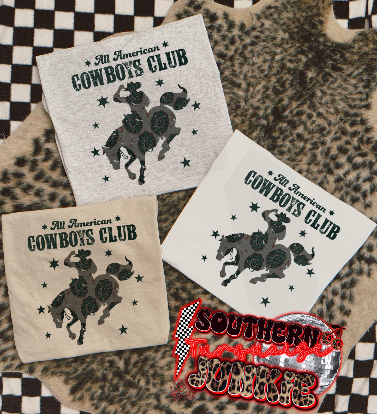 ALL AMERICAN COWBOY CLUB TEE