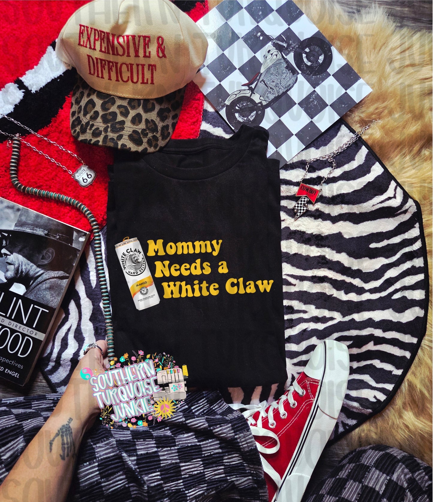 MAMA NEEDS A WHITE CLAW TEE