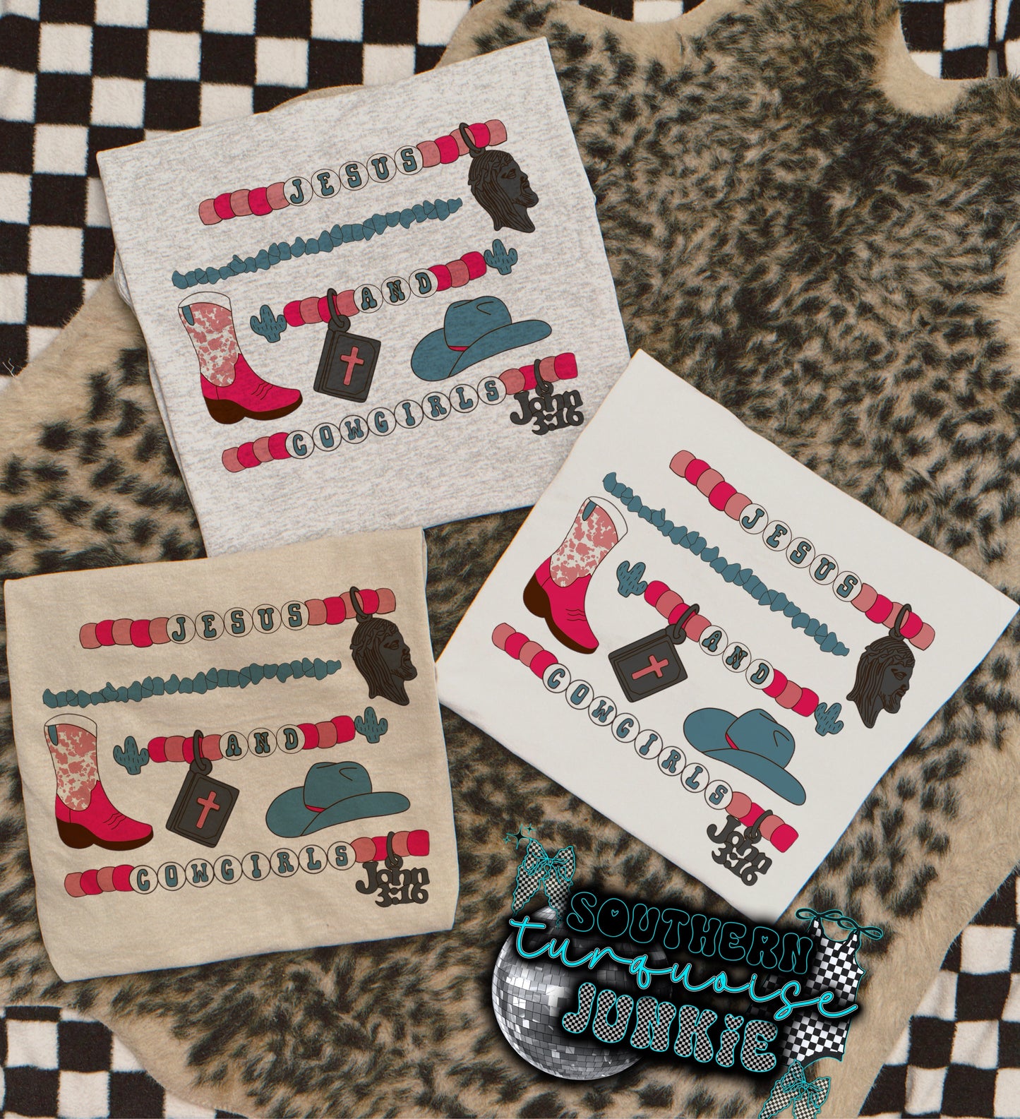 JESUS & COWGIRLS TEE