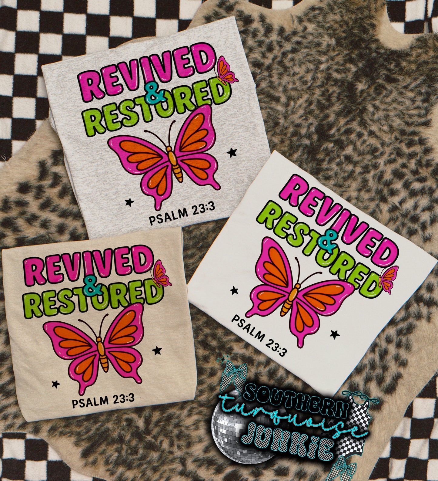 REVIVED & RESTORED (PINK) TEE