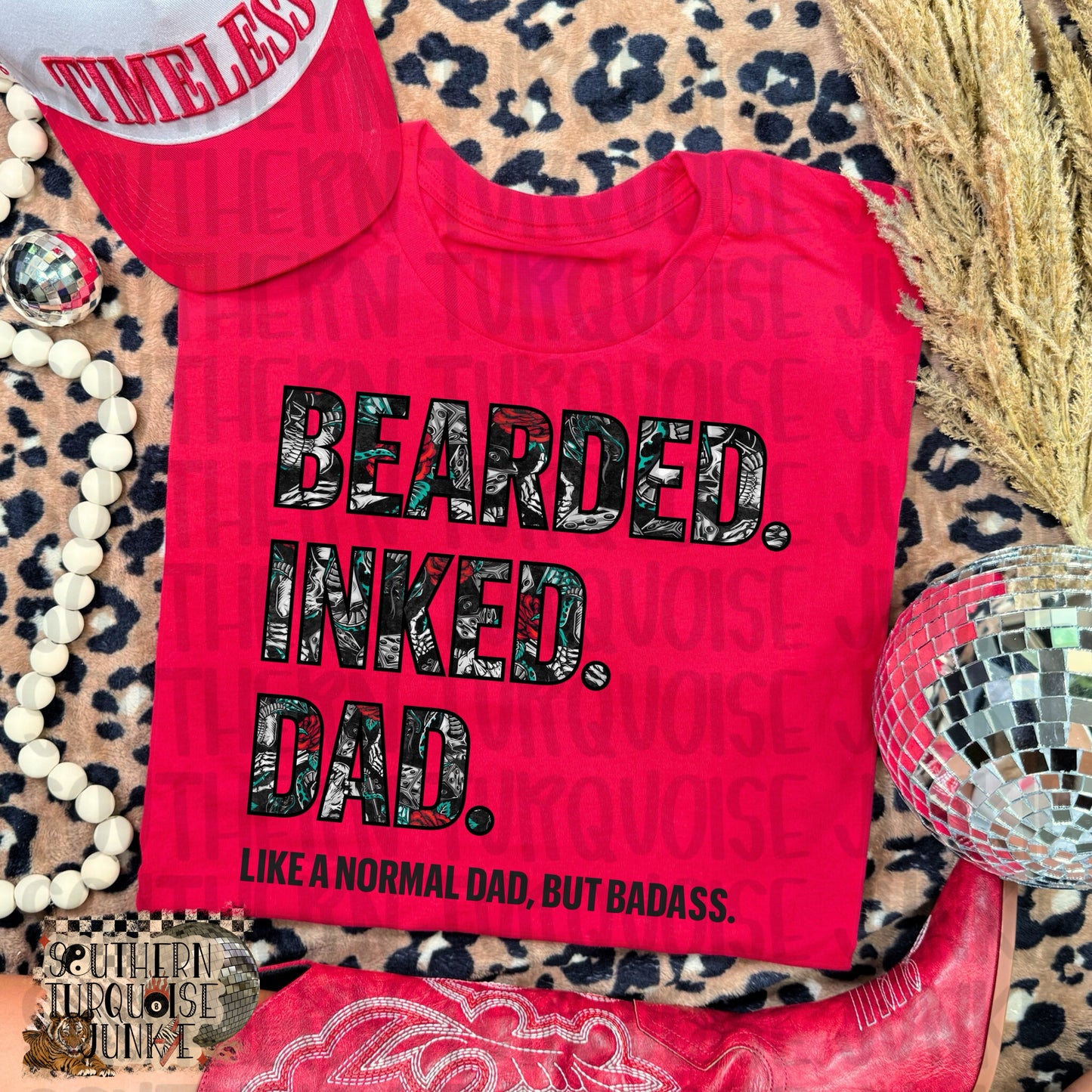 BEARDED INKED DAD TEE