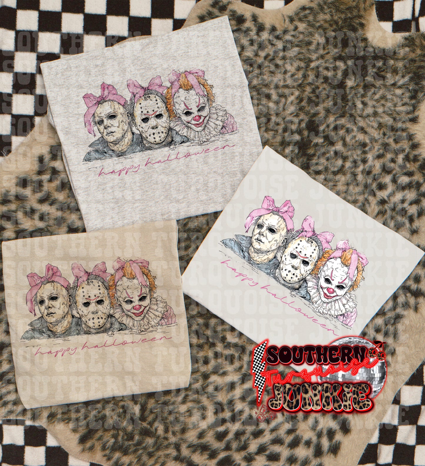 HAPPY HALLOWEEN GIRLY TEE