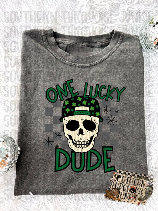 ONE LUCKY DUDE TEE