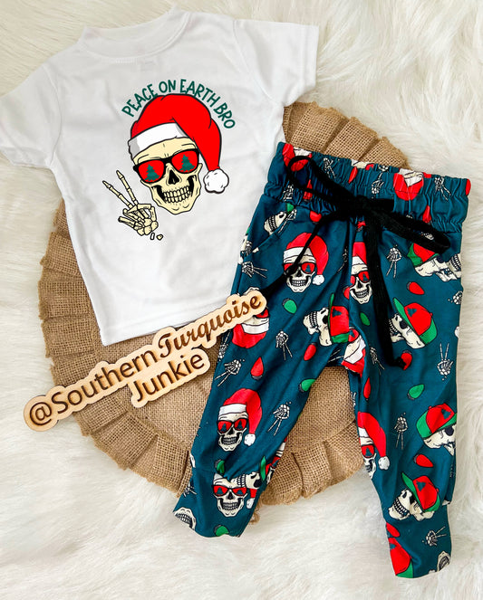 PEACE ON EARTH JOGGERS