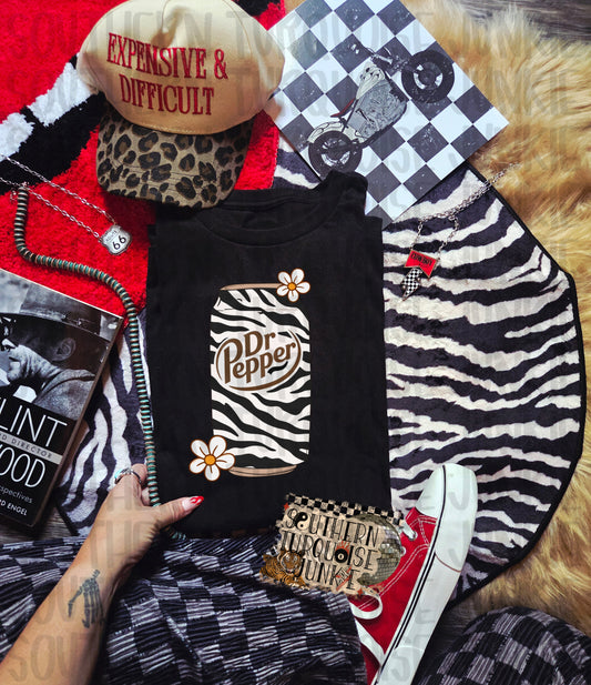 ZEBRA DR PEPPER TEE