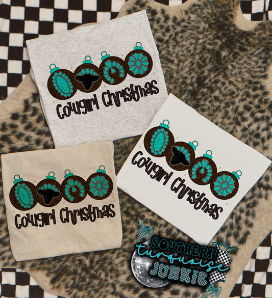COWGIRL CHRISTMAS TEE