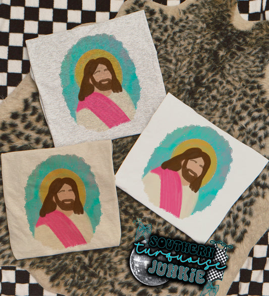 WATERCOLOR JESUS TEE