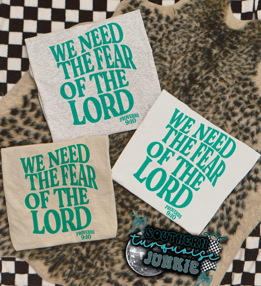 FEAR OF THE LORD (BLUE) TEE