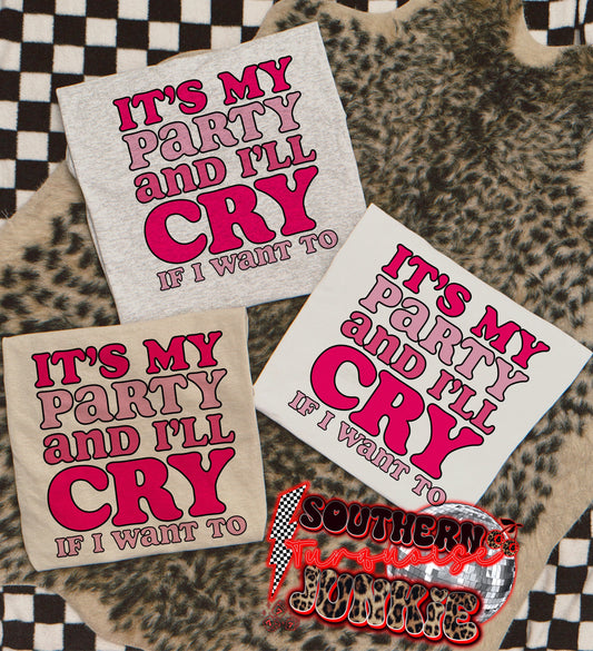 ITS MY PARTY TEE