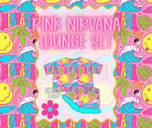 PINK NIRVANA LOUNGE SET