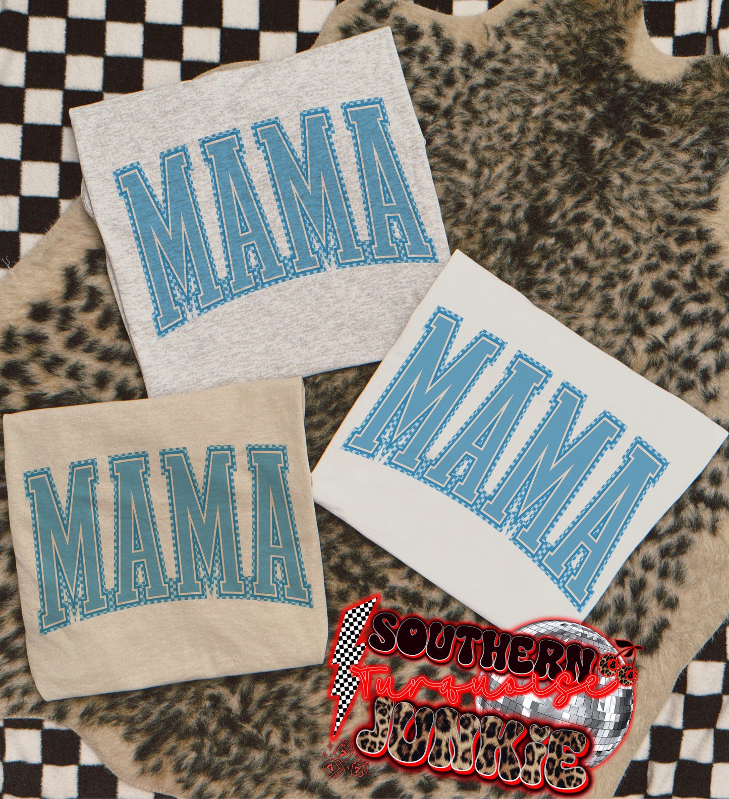 MAMA TEE - BLUE