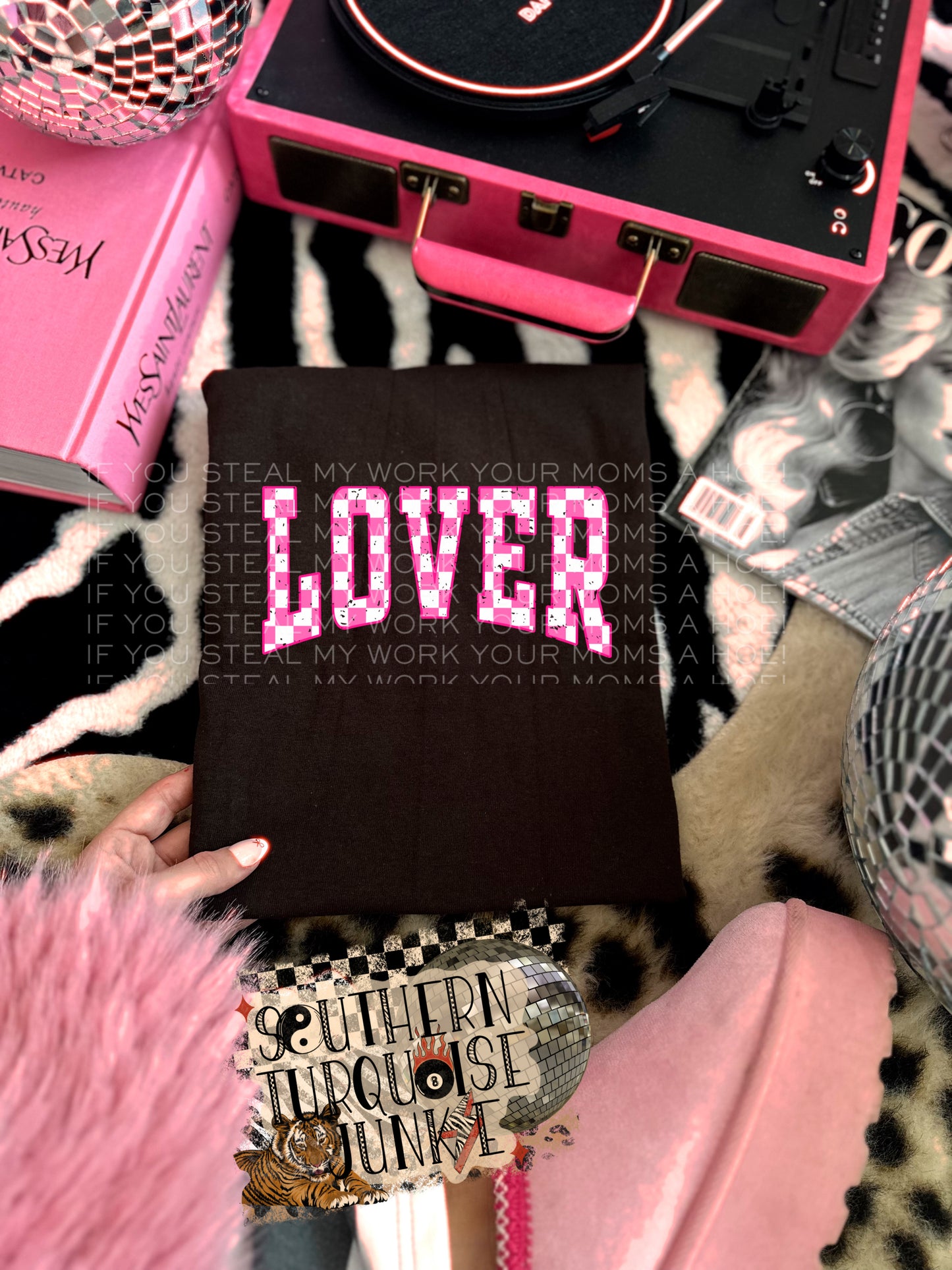 LOVER CHECKERED TEES- UNISEX