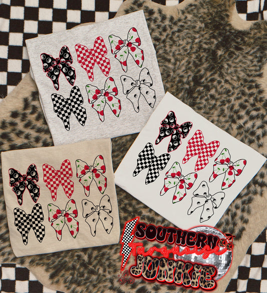 CHERRY BOWS TEE