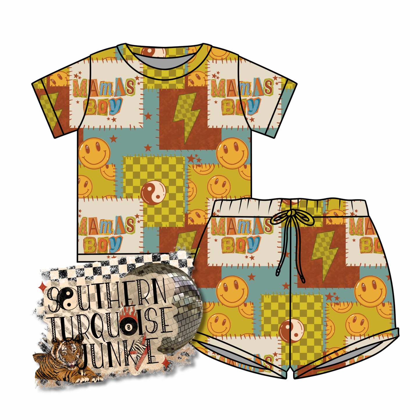 MAMAS BOY LOUNGE SET💛