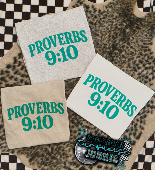 PROVERBS 9:10 (BLUE) TEE