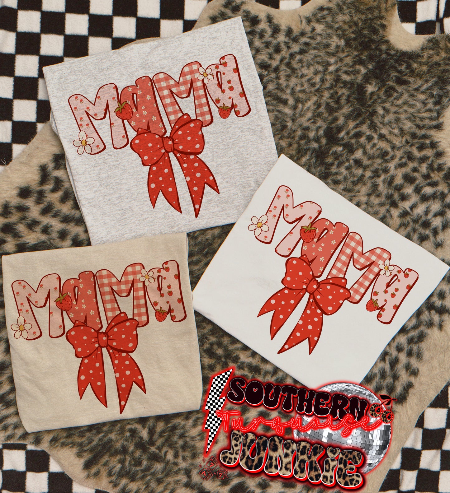 MAMA TEE - STRAWBERRY