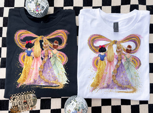 PRINCESS SPARKLE BOW TSHIRT