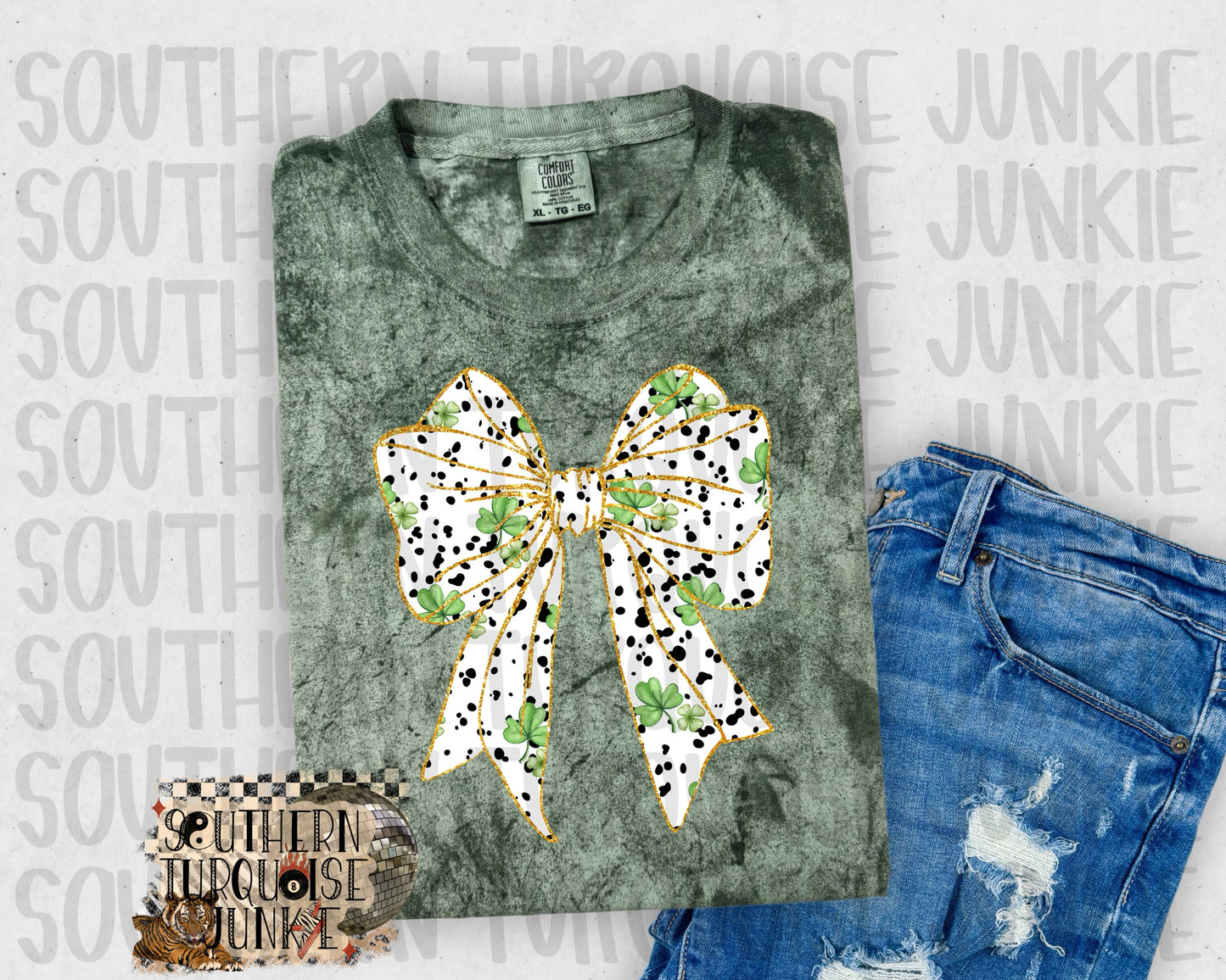 CLOVER BOW TEE
