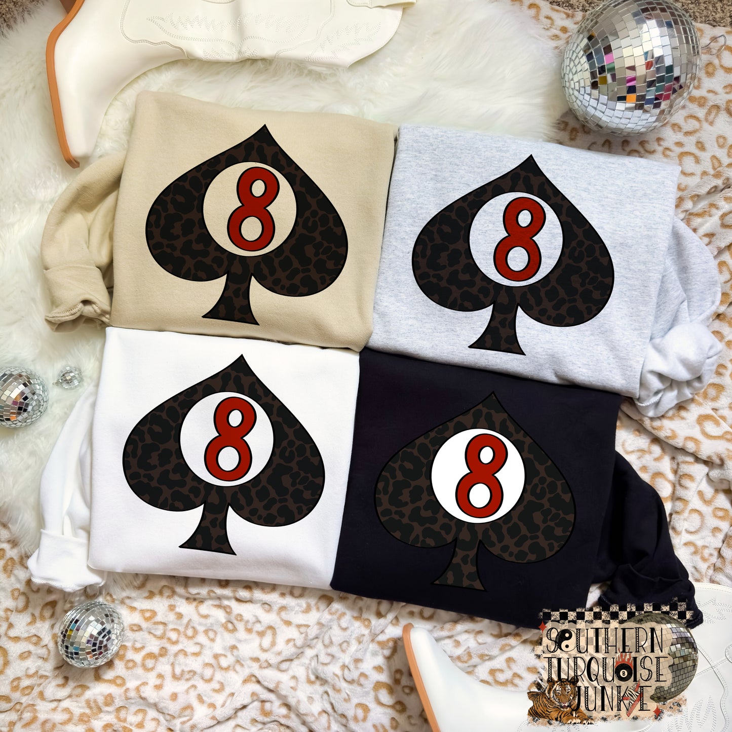 CHEETAH 8BALL CREWNECK